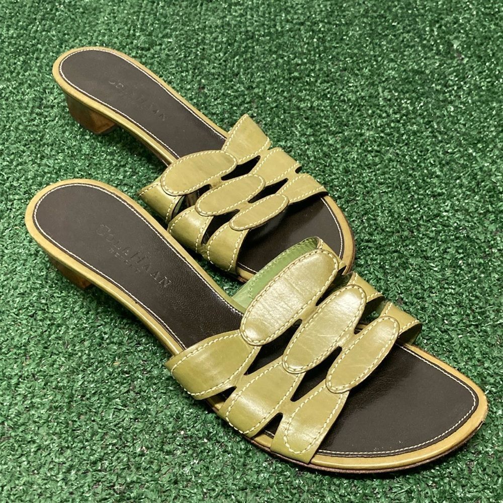 Cole Haan Green Slide Sandals women’s size 8 (OKPM-07-080)